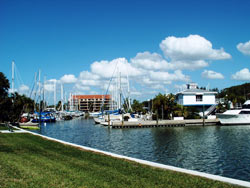 West basin entrance - Pasadena Marina St Petersburg Florida